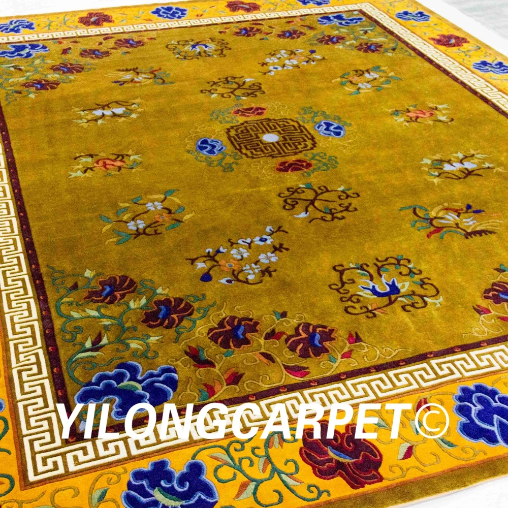 YILONG 8 'x 10' Непальские шерстяные ковры ручной работы с изысканным рисунком