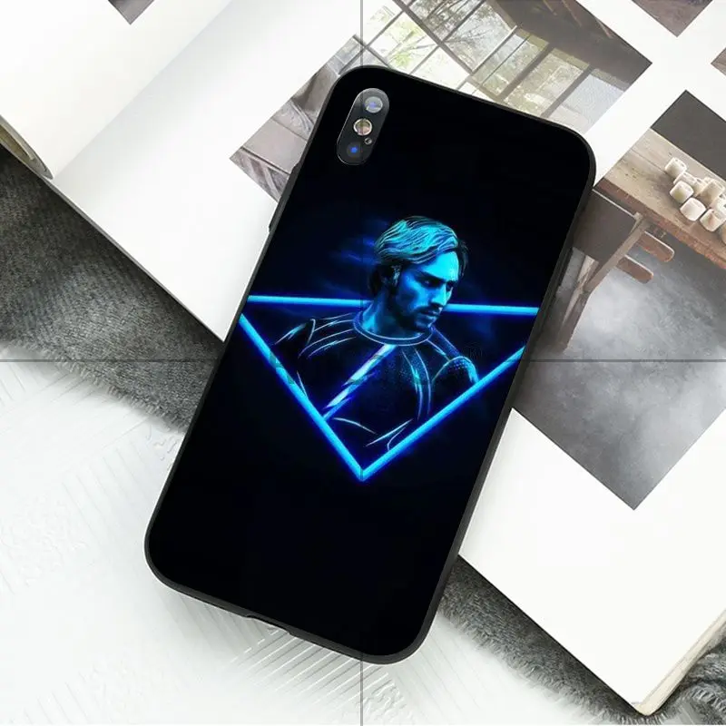 Ruicaica Marvel Мстители Endgame Smart Cover черный в виде ракушки чехол для телефона Apple iPhone 8 7 6 S