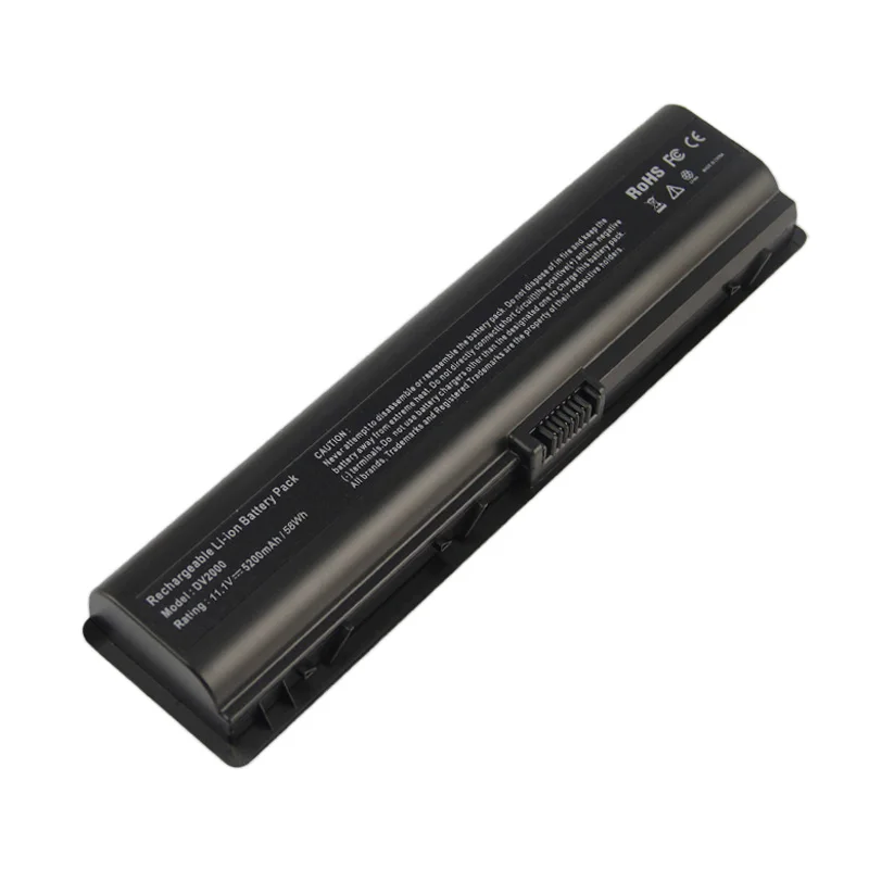 5200mAh лаптоп с Зарядное устройство/Аккумулятор для hp павильон dv2300 dv2000 dv2400 dv6000 dv6100