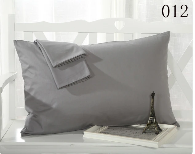 100% чистый хлопок наволочка с со скрытой застежкой-молнией на подушку 48x74cm