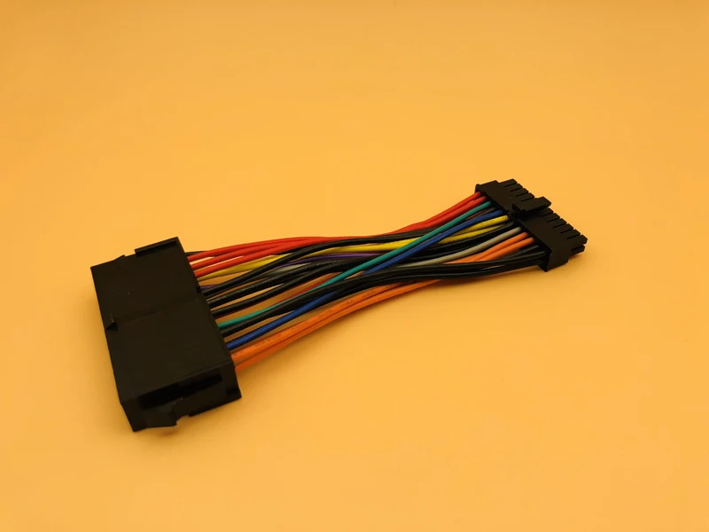 ATX PSU Стандартный 14 см 24Pin внутренний адаптер питания Мама в Мини 24P папа кабель