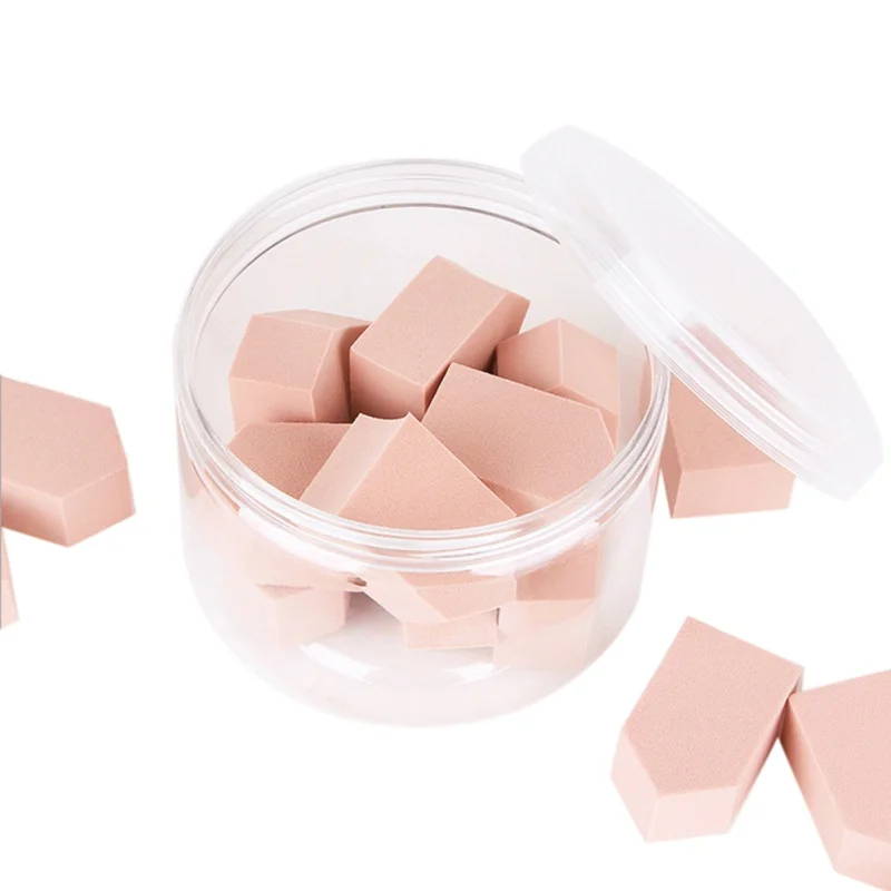 Triangle Makeup Sponge Puffs Facial Foundation Powder Base Cream Makeup Sponge Beauty Cosmetic Smooth Puff - Цвет: Зеленый