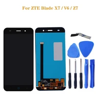 for zte blade x7 display v6 t660 t663 lcd monitor touch screen digitizer screen accessories for zte blade x7 v6 z7 lcdtools