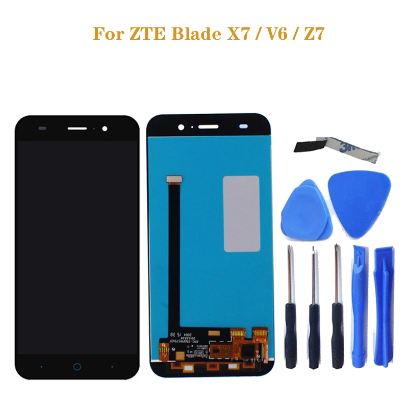 ЖК дисплей для ZTE Blade X7 V6 T660 T663 дигитайзер сенсорного экрана аксессуары Z7 +