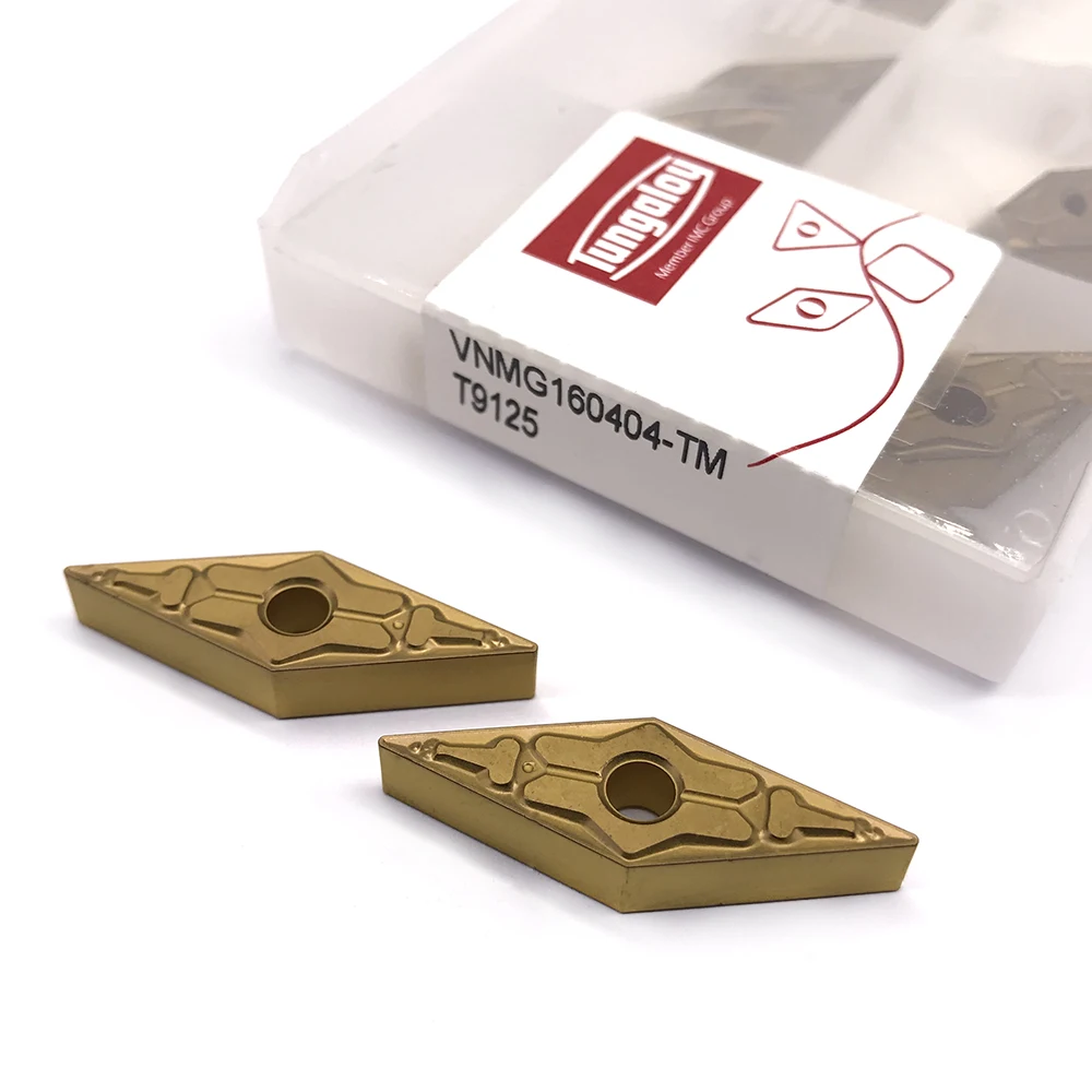 VNMG160404 TM T9125 / VNMG160408 TM T9125 Tungaloy External Turning Tools Carbide insert High quality Lathe cutter Tool Tokarnyy