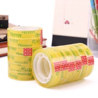 180m sale quality transparent adhesive tape pack tools school office supplies stationery tapes 12 pcs