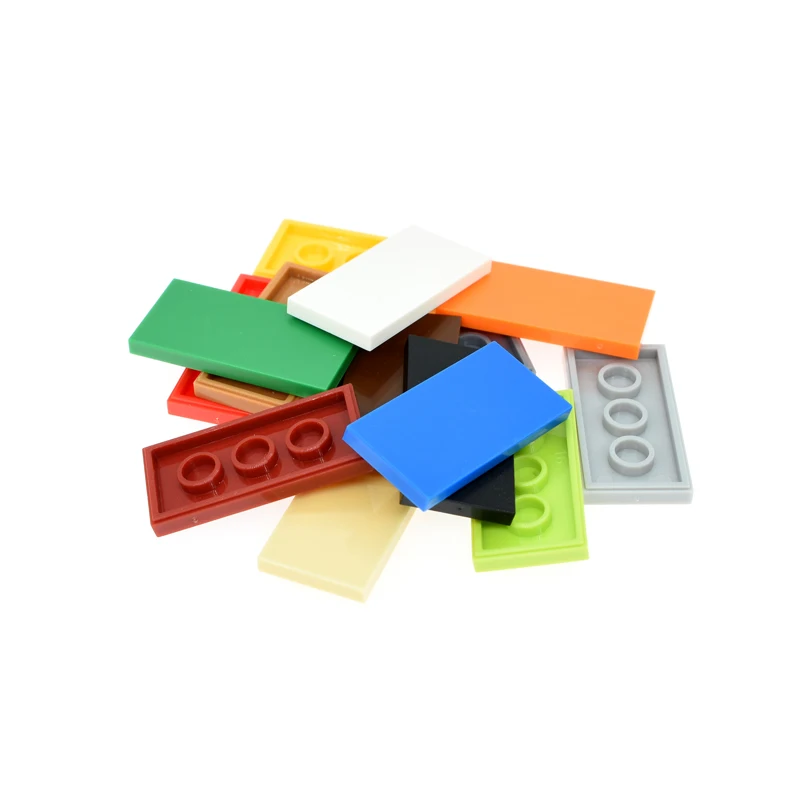 Детские игрушки 100 шт. плоская плитка 2x4 Сделай Сам просвещение MOC строительные