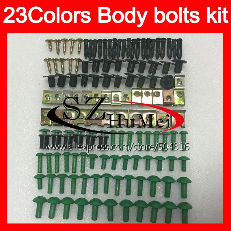 

Fairing bolts full screw kit For YAMAHA YZFR1 98 99 YZF R1 YZF 1000 YZF R 1 YZF1000 YZF-R1 1998 1999 Windscreen bolt screws Nuts