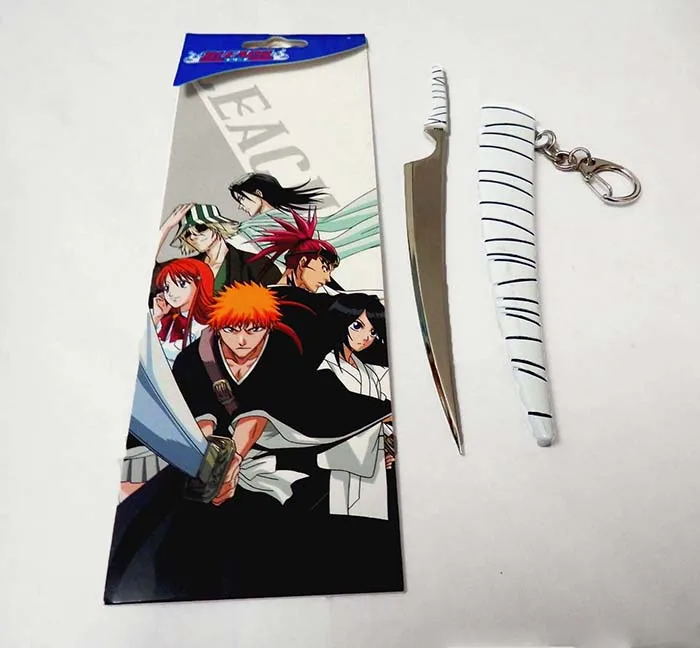 Оптовая/Розничная Аниме отбеливатель bankai многоцветный брелок zangetsu с игрушечной