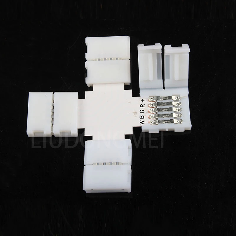 5pin Светодиодные ленты клип 5 pin RGBW/RGBWW Разъем для 10 мм или 12 ширина 5050 RGB + W WW