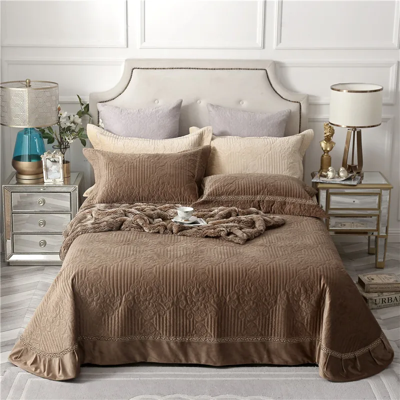 

Высококачественное удобное Фланелевое Хлопковое одеяло коричневого, бежевого, серого цветов, толстое покрывало, постельное белье, простын...