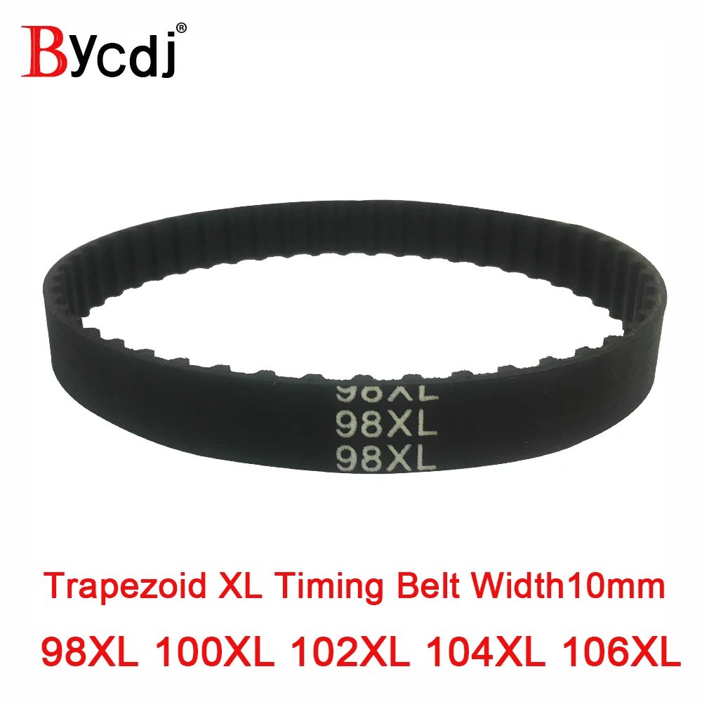 

XL Timing Belt 98XL/100XL/102XL/104XL/106XL Rubber Timing Pulley Belt 10mmWidth Closed Loop Toothed Transmisson Belt pitch5.08mm