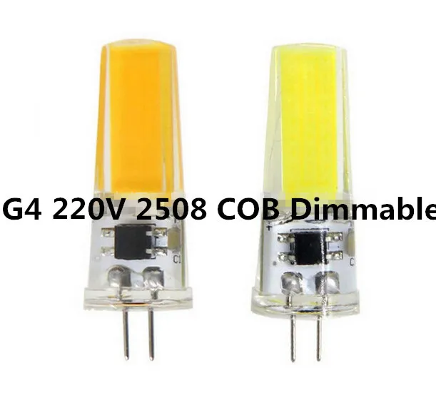 220V E11 110V E12 E14 E17 BA15D светодиодный COB2508 G4 затемнения силиконовая лампа хрустальная люстра светильник источник e17 110v e12 b15 220v G9