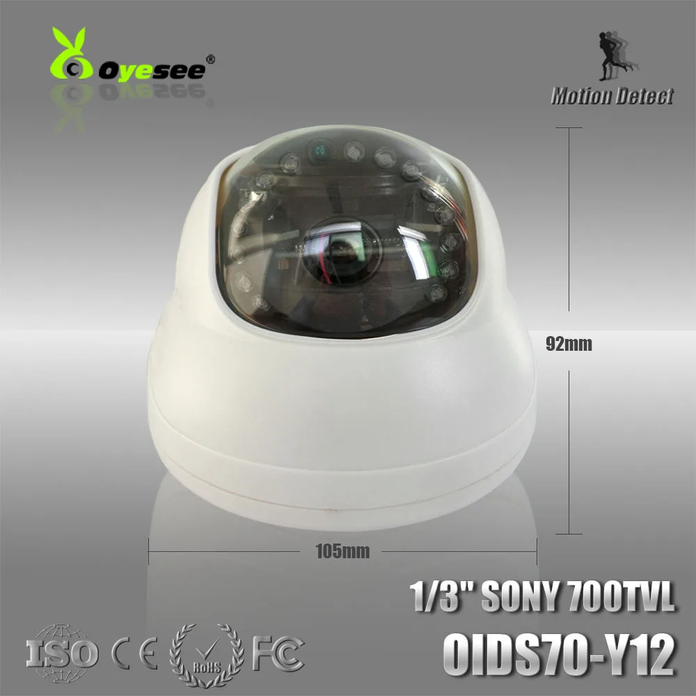 OIDS70 Y12 Бесплатная Доставка камера 700TVL 3.6 мм фиксированный объектив Купольная