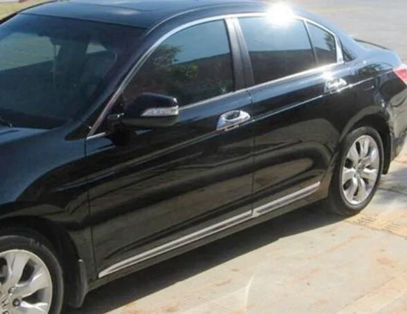 Верхняя звезда ABS chrome 4 шт. задняя сторона автомобиля защитная полоса для Honda Accord