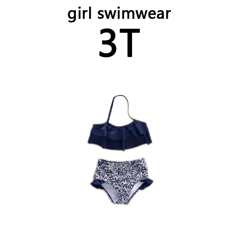 girl size 3T Летние женские купальники для девочек; купальники для мамы и дочки; комплект бикини для мамы и дочки; Одинаковая одежда для семьи; пляжные шорты для мужчин и мальчиков - Цвет: girl size 3T