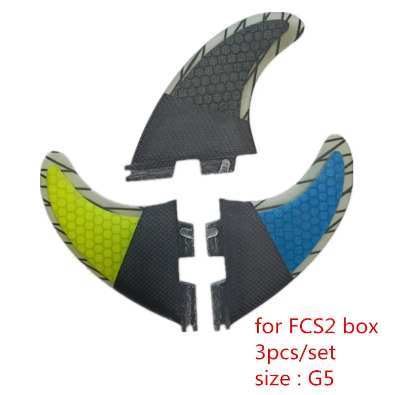 Srfda Бесплатная доставка высокое качество плавник для доски серфинга FCS II box