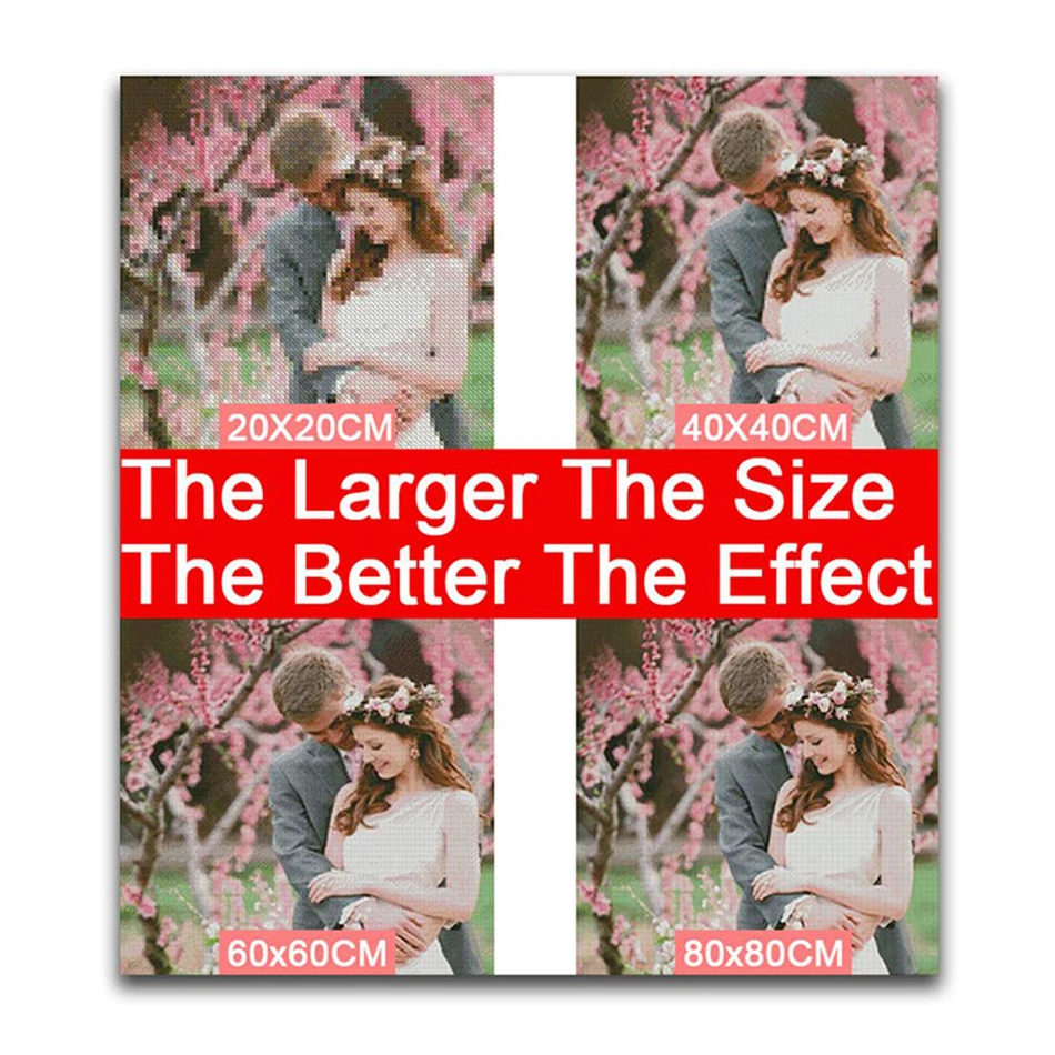 

5D DIY Diamond Painting Love Full Round Drill Diamond Embroidery Cartoon Cross Stitch Mosaic Decoration Home Gift LK1