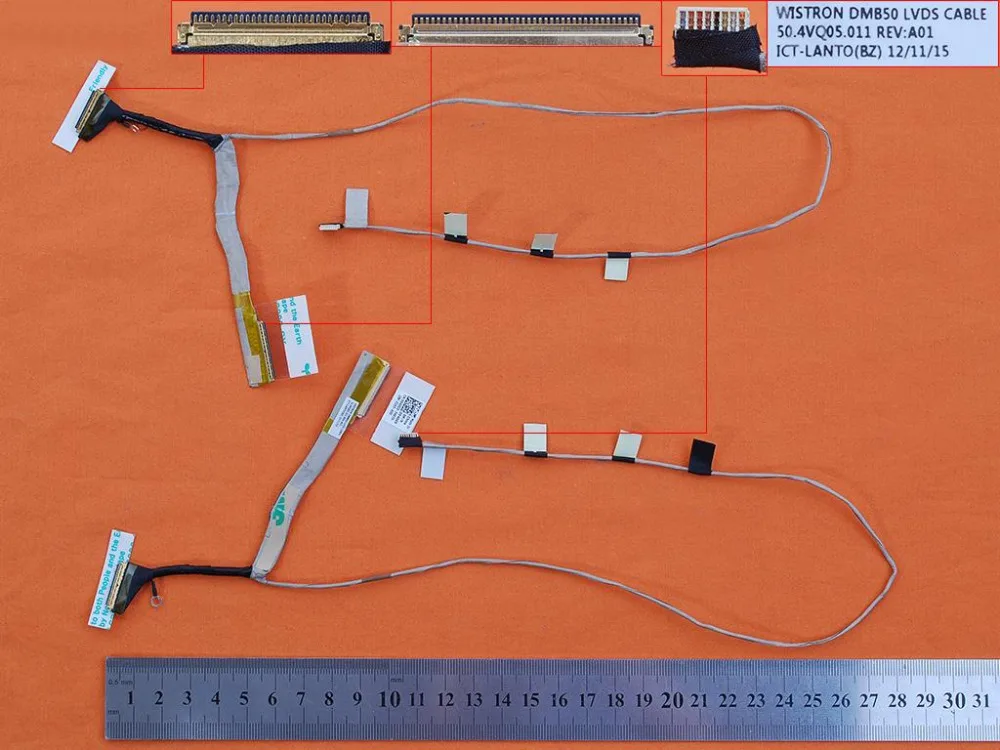 

New Laptop Cable For Dell 5523 15Z-5523 With Camera HD LED PN: 50.4VQ05.021 Screen LVDS Connector