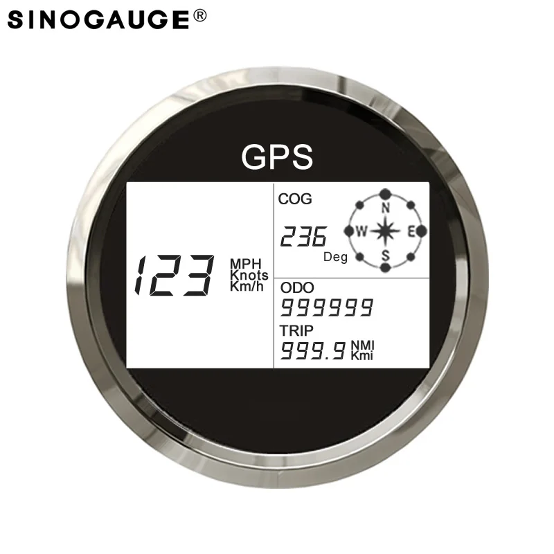 2018 Новый дизайн! Цифровой GPS спидометр 85 мм|Инструменты| |
