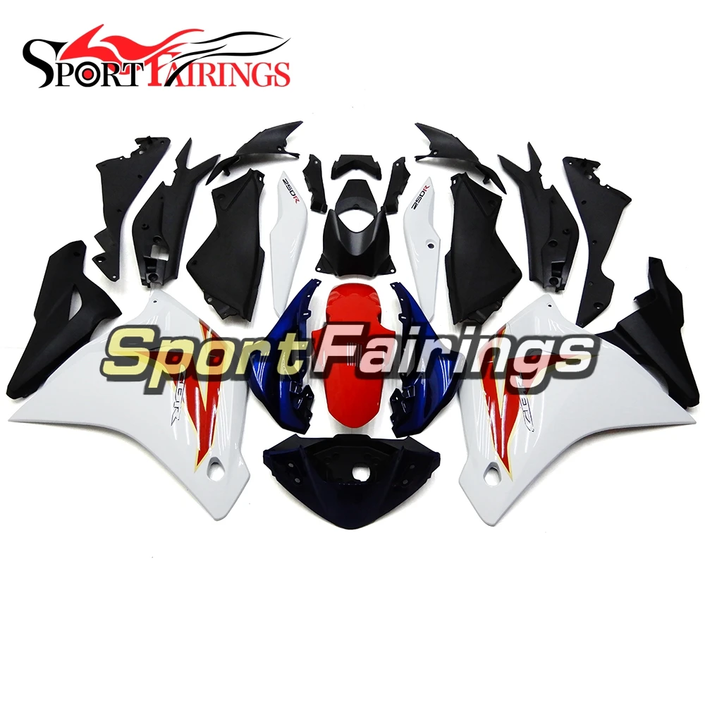 ABS пластик впрыска полный обтекатель комплект для Honda CBR250R 2011 2012 2013 2014 мотоцикл