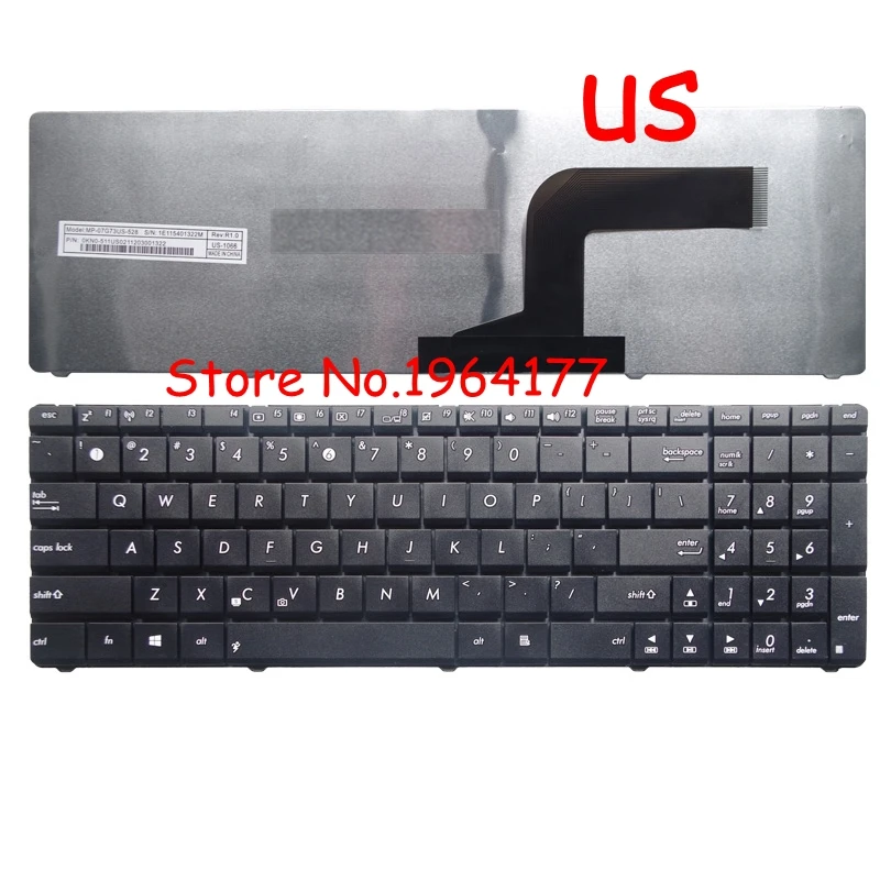 New english keyboard for ASUS N53 N53DA N53Jf N53Jg N53Jl N53Jn N53Jq N53S N53SM N53SN N53SV N53Ta N53TK US LAPTOP