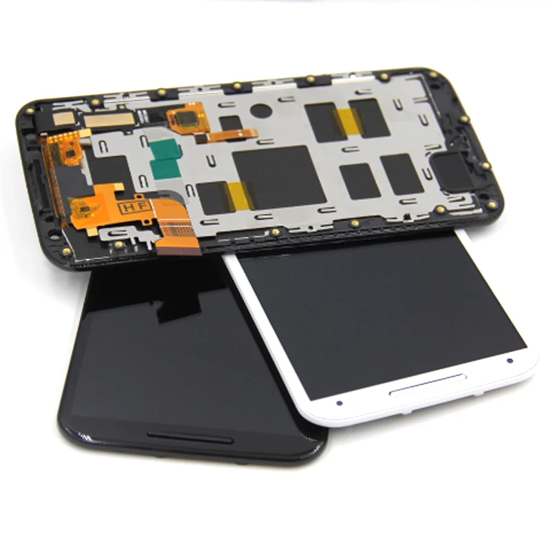Для Motorola Moto X + 1 X2 XT1092 XT1095 XT1097 ЖК экран с сенсорным экраном дигитайзер рамкой