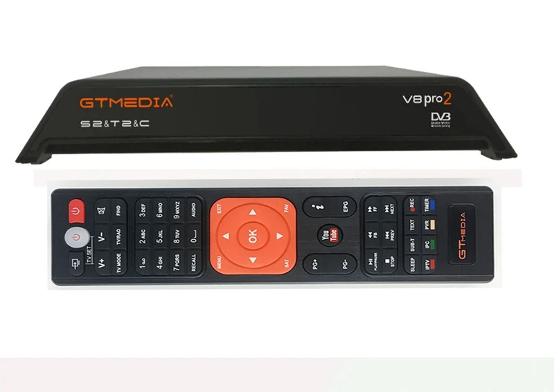 GTMedia V8 Pro2 DVB S2+ T2+ кабель powervu декодер поддержка H.265 Biss ключ CCCAM Обновление от V8 золотой