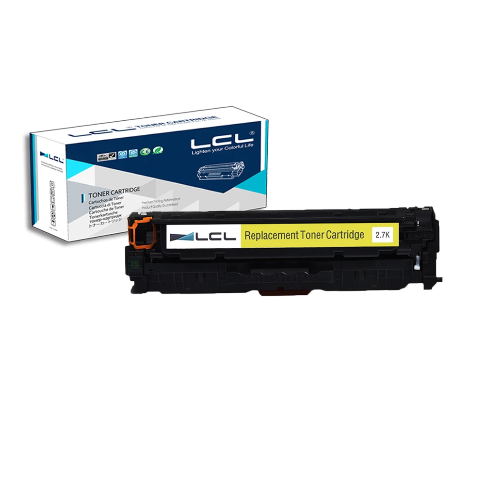 Тонер картридж LCL 312X 312A CF380X CF380A CF381A CF382A CF383A (4 упаковки) совместимый с HP Color LaserJet Pro