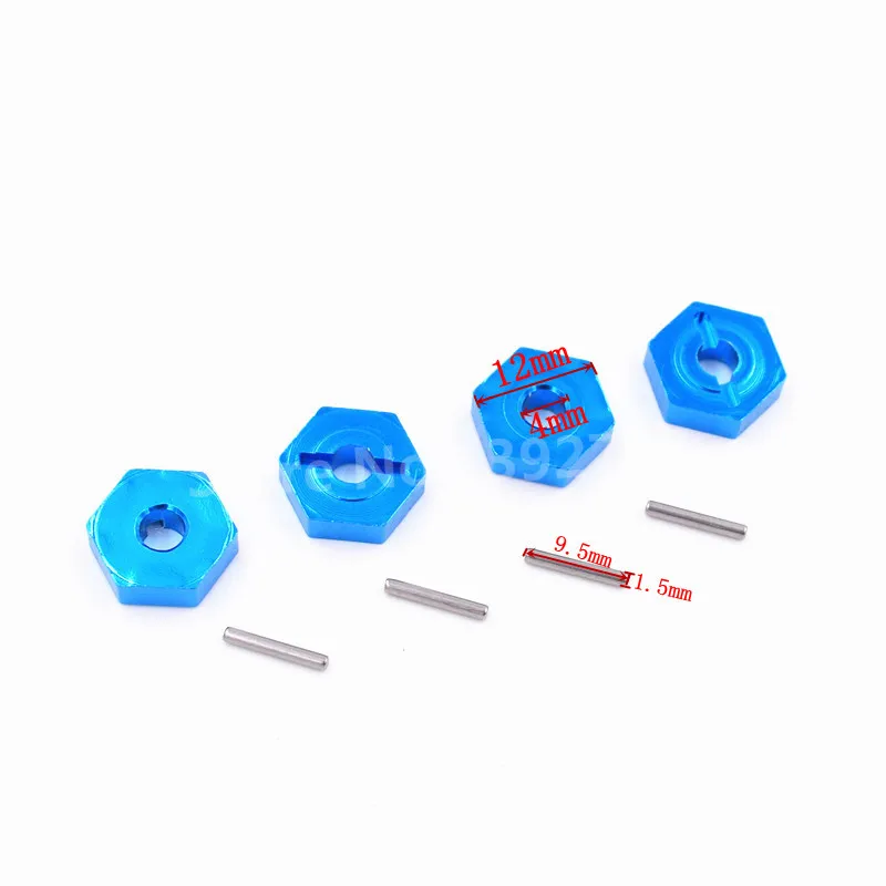 4 шт. радиоуправляемые автомобили обновление алюминиевого сплава ступица