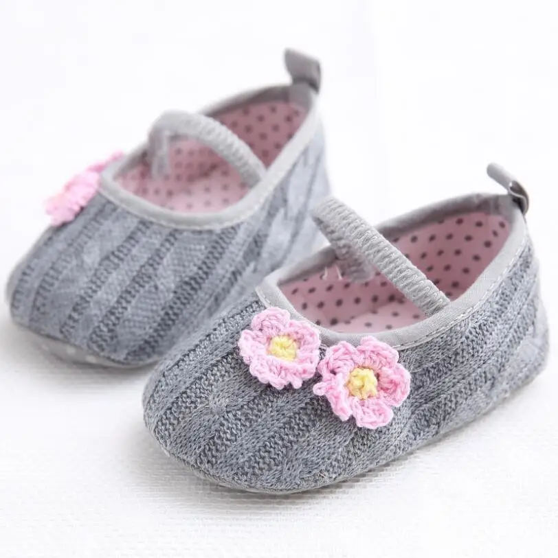 Детская обувь для новорожденных Нескользящая с мягкой подошвой Милые туфли