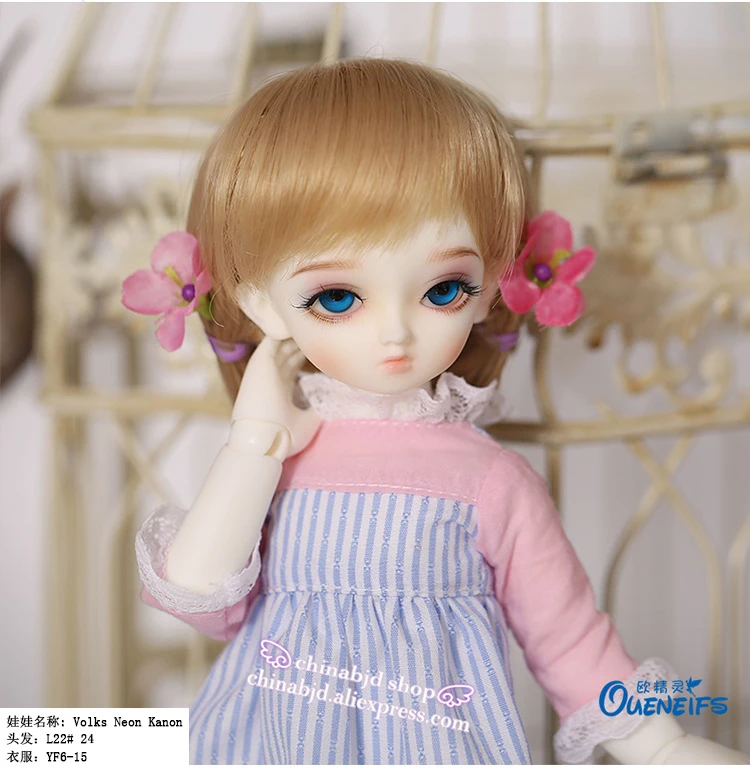 BJD SD кукольная одежда 1/6 милое розовое платье для девочек стильные игрушки для девочек Vloks или Yosd тело YF6-15 куклы аксессуары