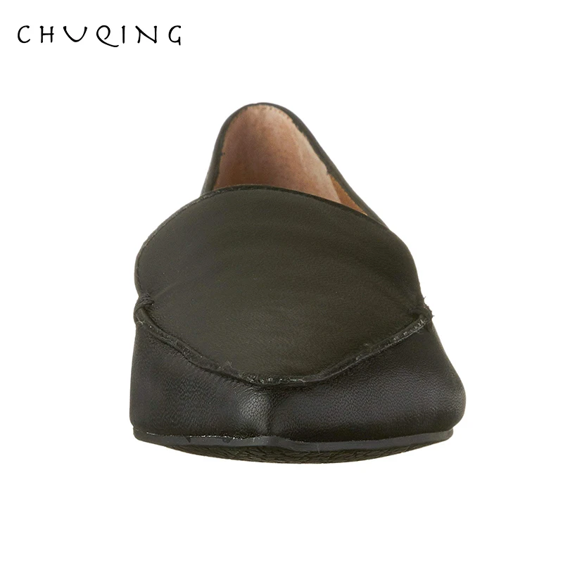 CHUQING/2019 г. повседневная обувь на плоской подошве мокасины женские из натуральной