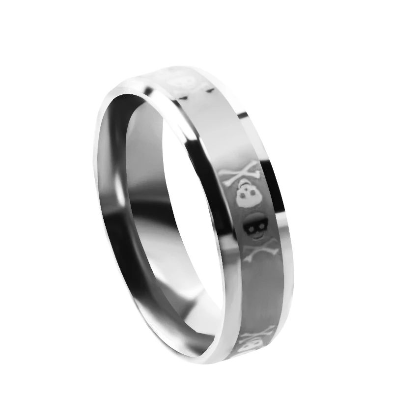 Мужское серебряное дизайнерское модное кольцо с черепом из нержавеющей стали 316L коктейльное сексуальное мужское и женское свадебвечерние обручальное кольцо подарок на день Святого Валентина