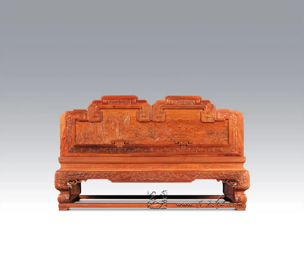 Двухместный двойной стул мебель из китайского королевского палисандра для