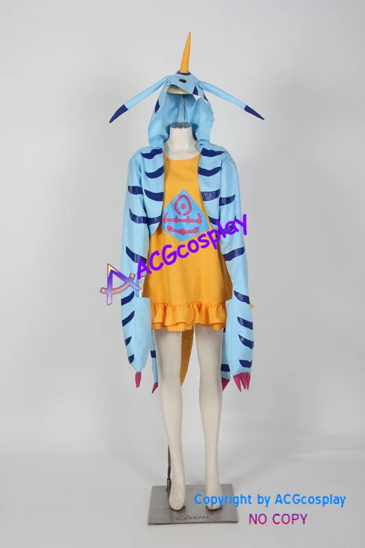 

Женский аниме-костюм для косплея Digimon Adventure Gabumon