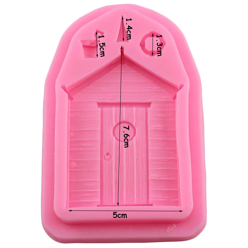 3D пляжная хижина форма для бордюра торта инструменты украшения домашнего