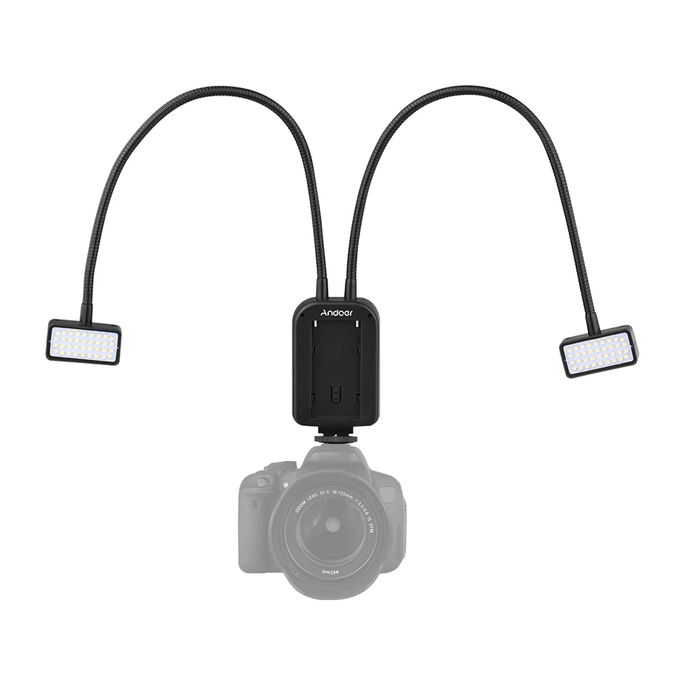 Andore GN15 светильник для макросъемки Speedlite с гибким металлическим шлангом регулируемый угол для Canon Nikon sony Fujifilm DSLR камеры