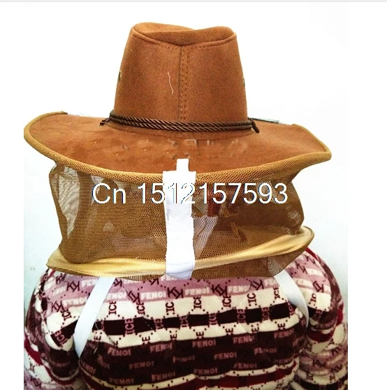 1 PC Folding Ventilated Beekeeping Fishing Veil Hat Fly Net Black Beekeeper Western Cowboy Cap | Обустройство дома