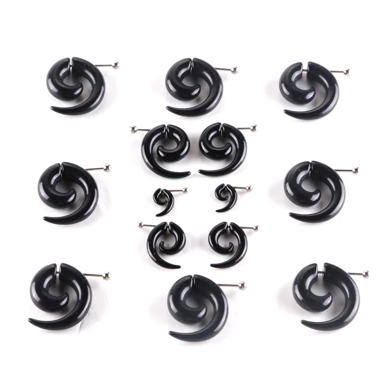 Корейский моды личности панк улитка серьги красивый мальчик серьги|boys earrings|snail