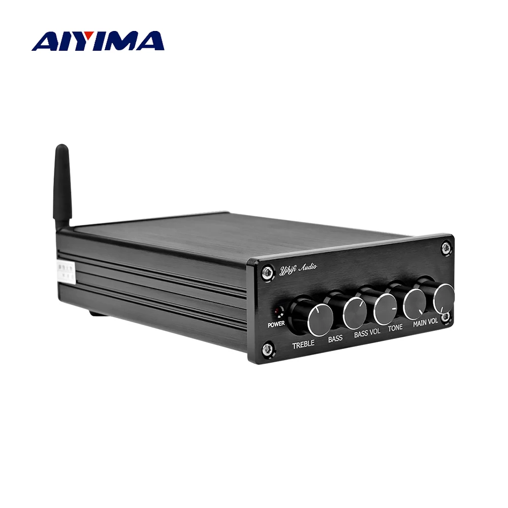 AIYIMA TPA3116 Bluetooth усилитель сабвуфера 2 1 HIFI 5 0 Цифровые усилители мощности 50 Вт * + 100