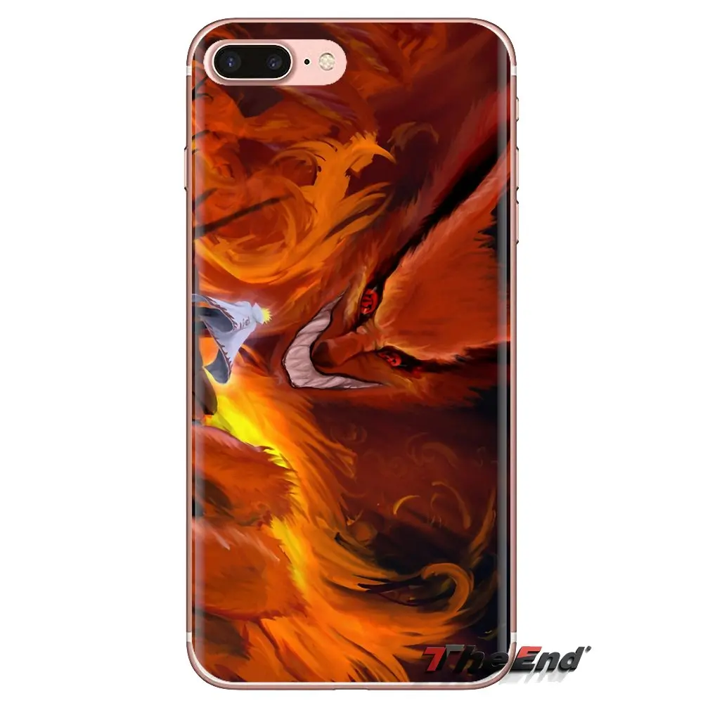 Silicone Skin Case For Oneplus 3T 5T 6T Nokia 2 3 5 6 8 9 230 3310 2.1 3.1 5.1 7 Plus 2017 2018 Uzumaki Naruto and Kurama Kyuubi |