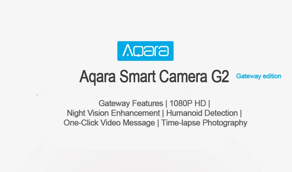 Aqara 1080P умная камера G2 концентратор шлюзы издание Zigbee связь IP Wi-Fi беспроводная облачная Домашняя безопасность умные устройства