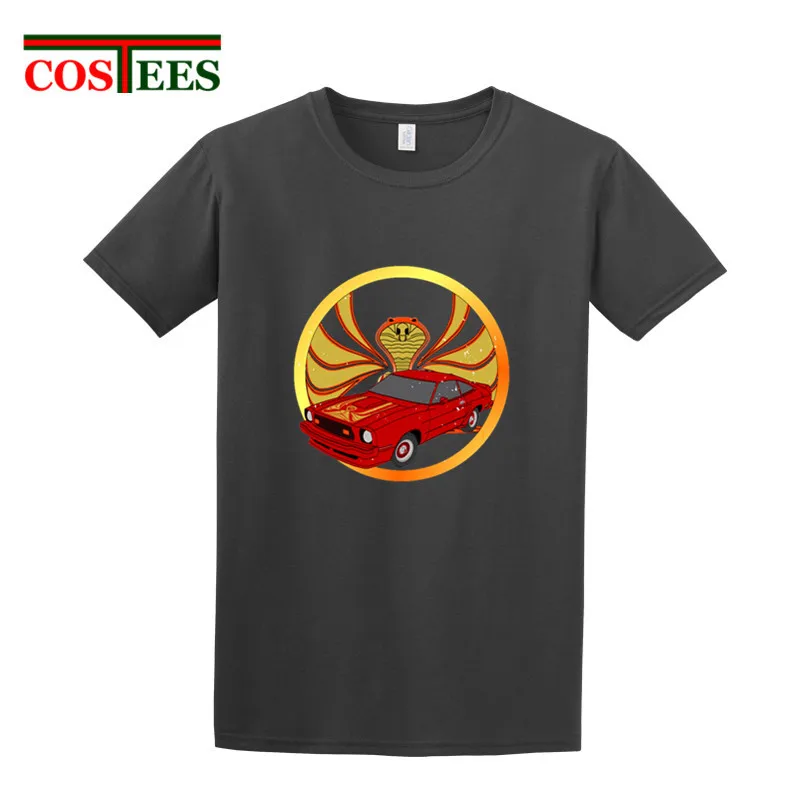 Летние винтажные футболки 2018 Кобра Кай Мужская футболка Shelby автомобильная