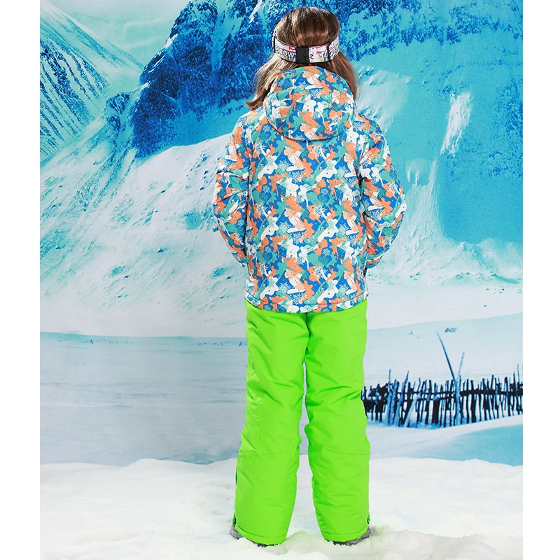 Детский комплект зимней одежды Detector ветрозащитная лыжная куртка + штаны зимний