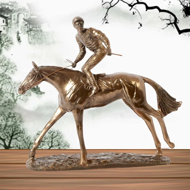 

Household ACTS role article decorate desk figure to decorate American type type classical study Horse rider horseracing knight