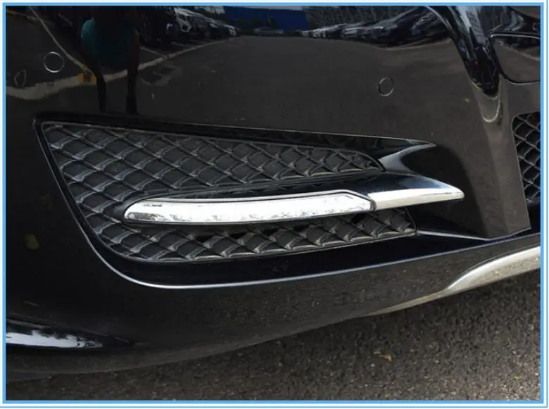 Автомобильный бампер для Mercedes benz W251 Дневной светильник R320 R300 R350 R400 R500 автомобильные аксессуары светодиодный DRL для W251 противотуманный светильник