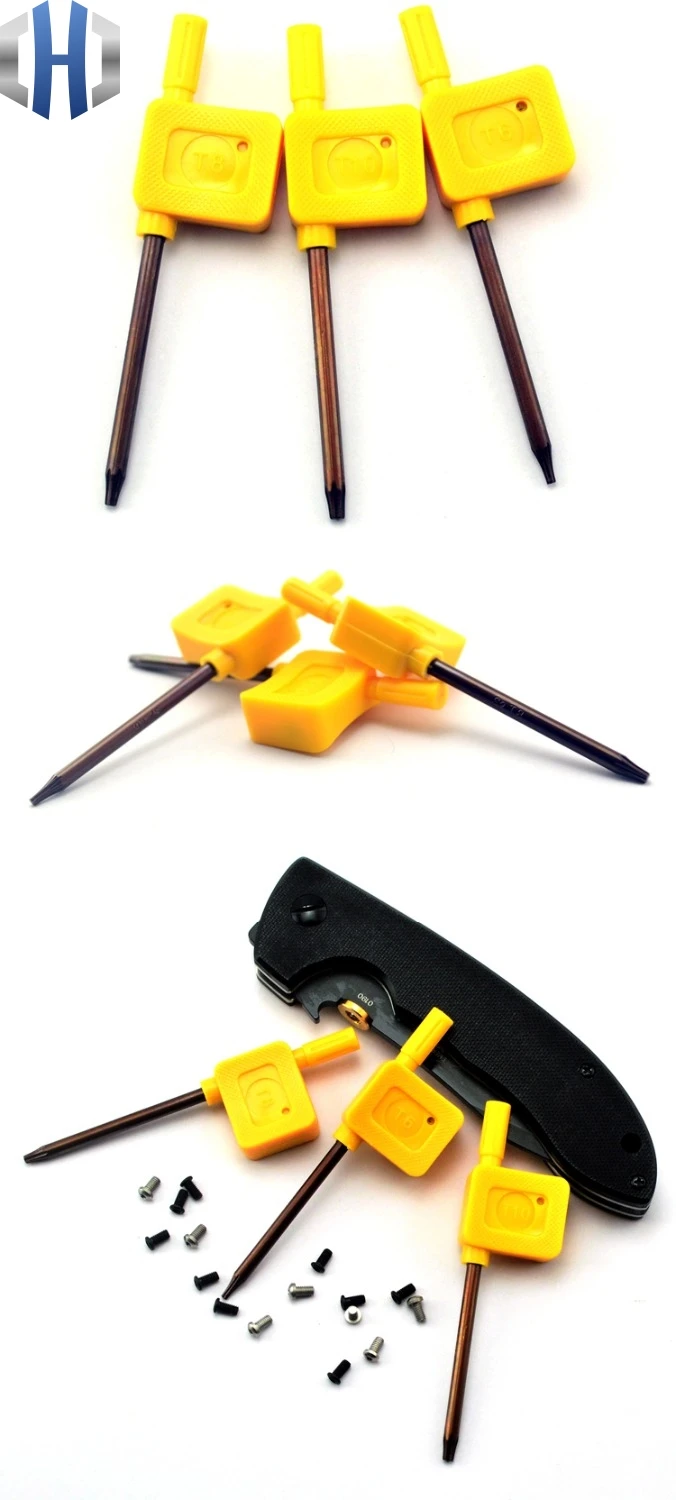 Сливовая Отвертка T6 T8 T10 Diy нож для изготовления материала складной Инструменты