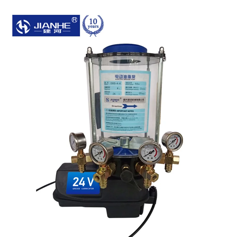 JIANHE 2L/4L/8L DBS смазочная система/маслёнка для консистентной смазки для тяжелой техники/система смазки 1-6 выход