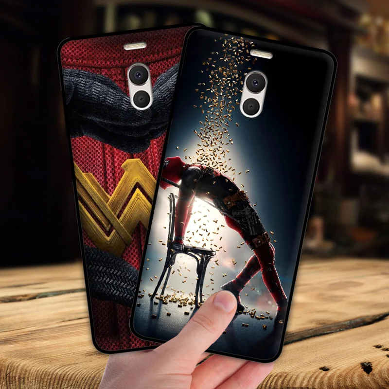 Mosirui чехол для Meizu meilan M6 note Marvel hero Дэдпул Человек-паук Черная пантера Халк